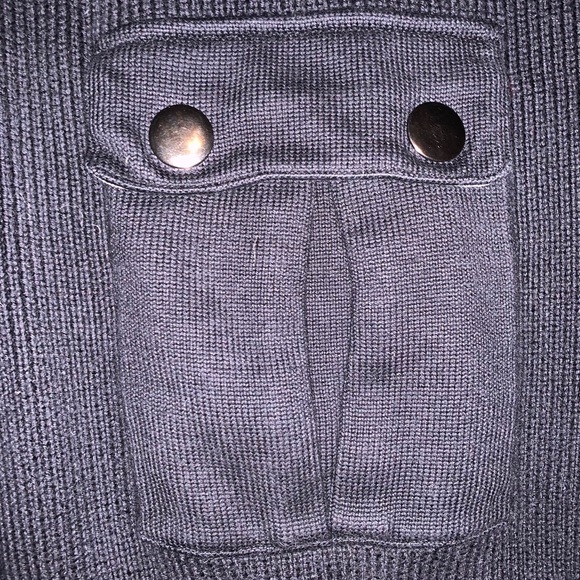 Cutter & Buck Black Zip-up Knit Sweater size Large - Picture 8 of 10